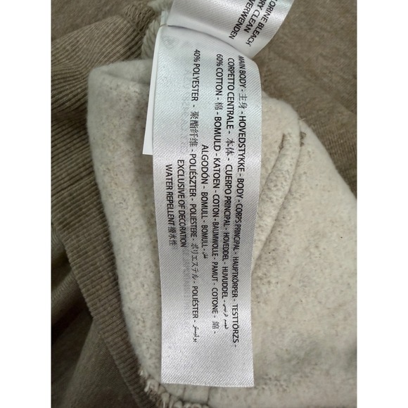 ARIAT Rebar Skill Set 1/2 Zip Hood Tan Heathered Fleece Pullover Hoodie Women - Picture 7 of 10